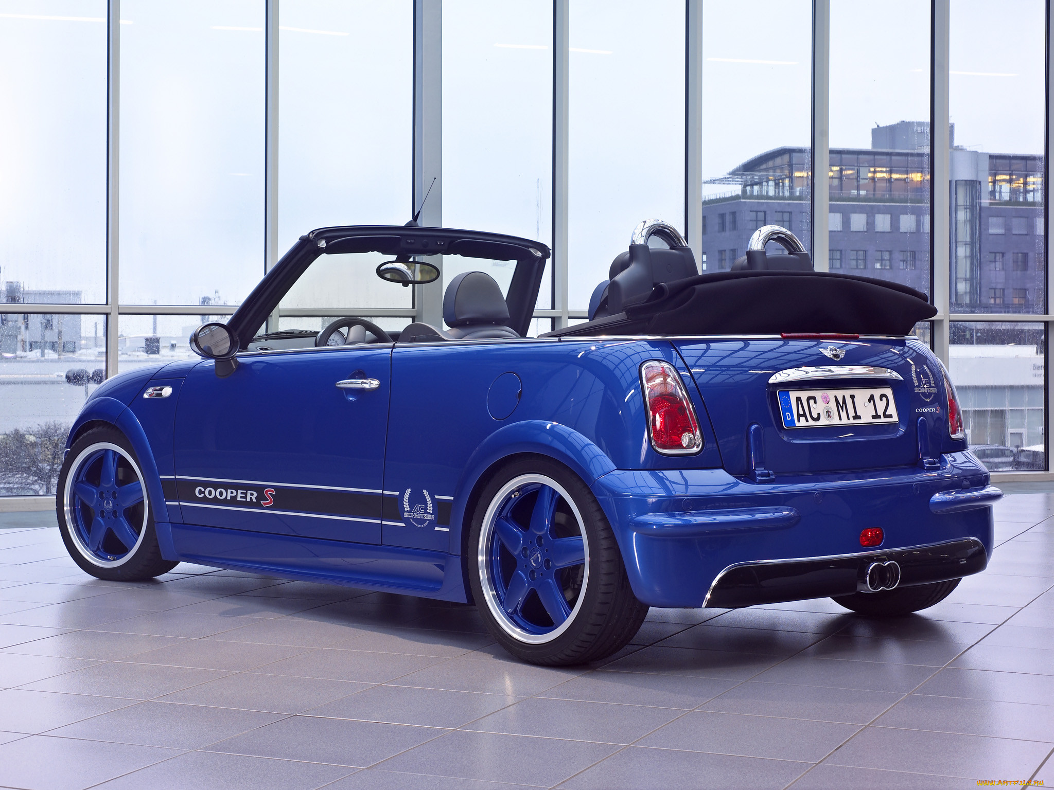 , mini, cabrio, cooper, s, schnitzer, ac